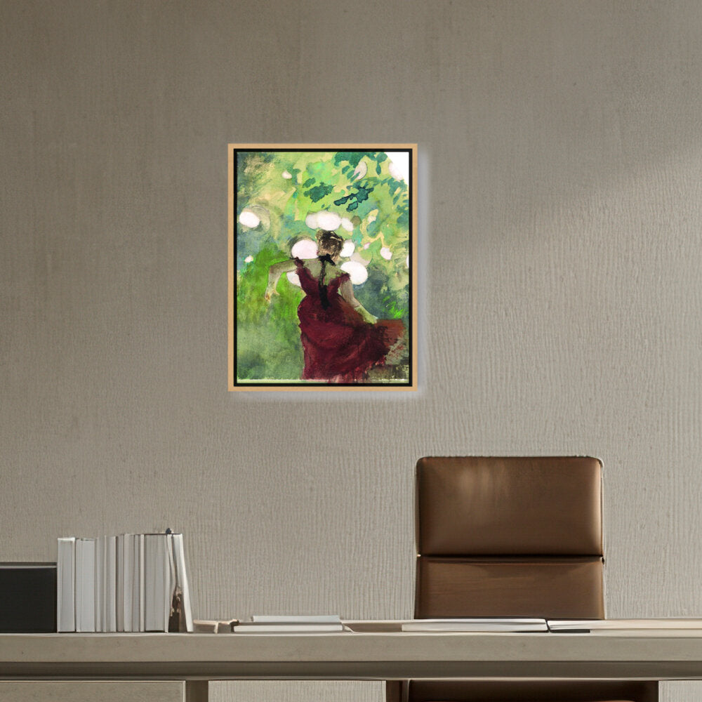 Singer In A Parisian Caf̩ - FLOATING FRAME