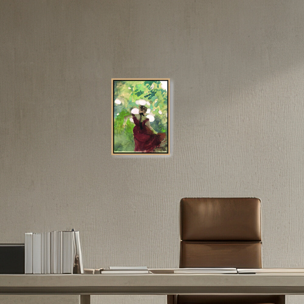 Singer In A Parisian Caf̩ - FLOATING FRAME
