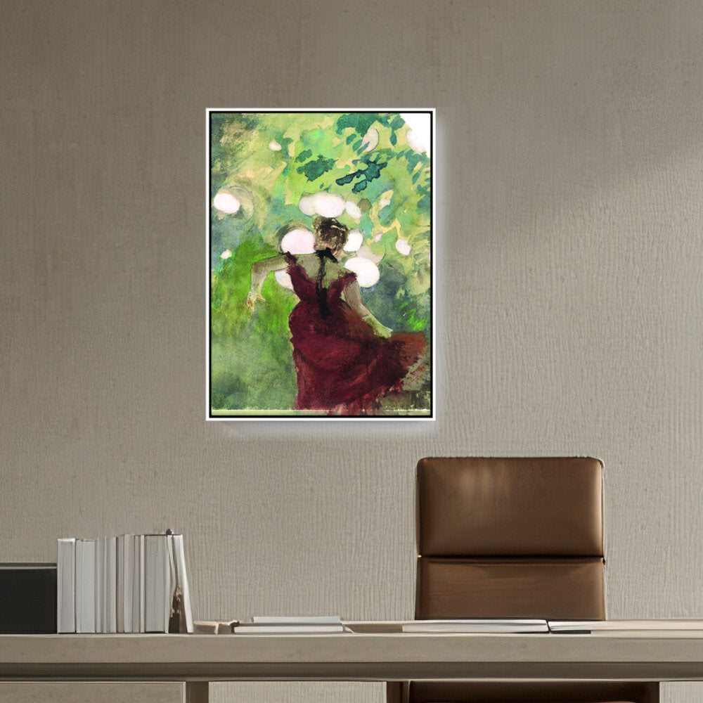 Singer In A Parisian Caf̩ - FLOATING FRAME