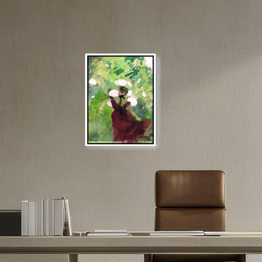 Singer In A Parisian Caf̩ - FLOATING FRAME