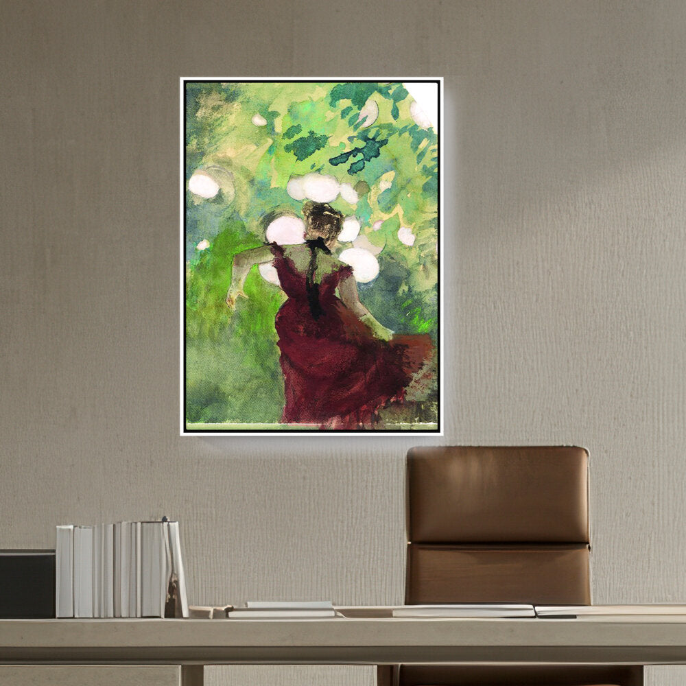 Singer In A Parisian Caf̩ - FLOATING FRAME