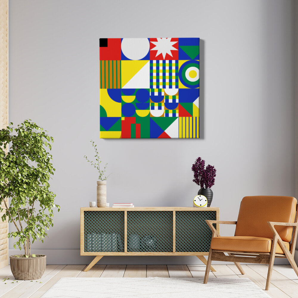 Colorful Geometric Composition