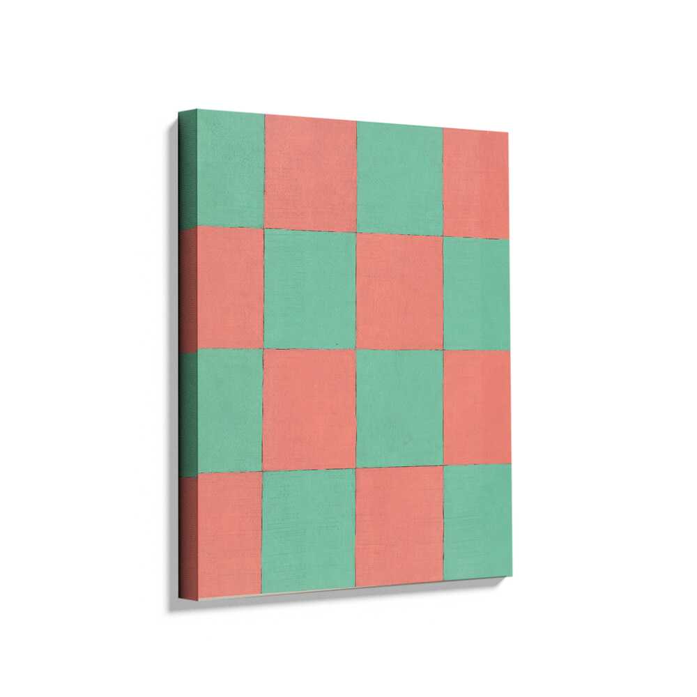 Picasoul - Picasoul Curated - Colorful Checkered Pattern - Wall Decor