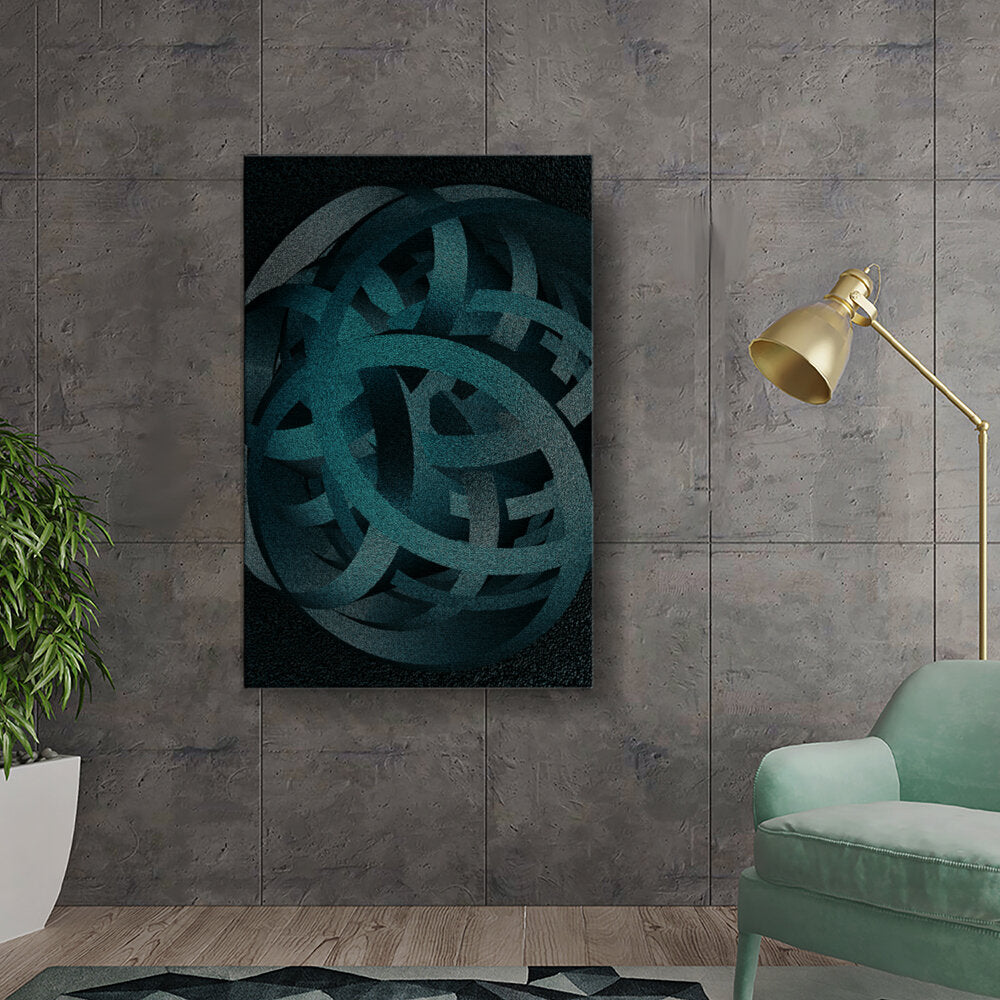 Intricate Turquoise Sphere