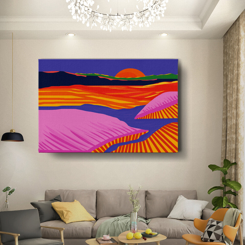 Vibrant Sunset Landscape
