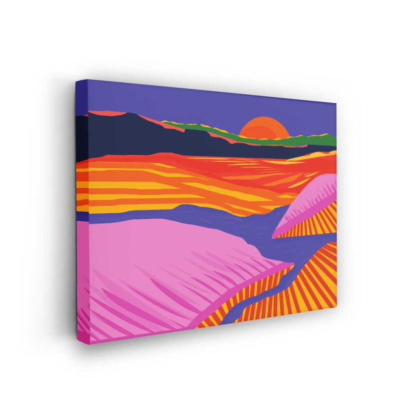 Picasoul - Picasoul Curated - Vibrant Sunset Landscape - Wall Decor