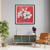 White Lily - WALL MOUNT FRAME