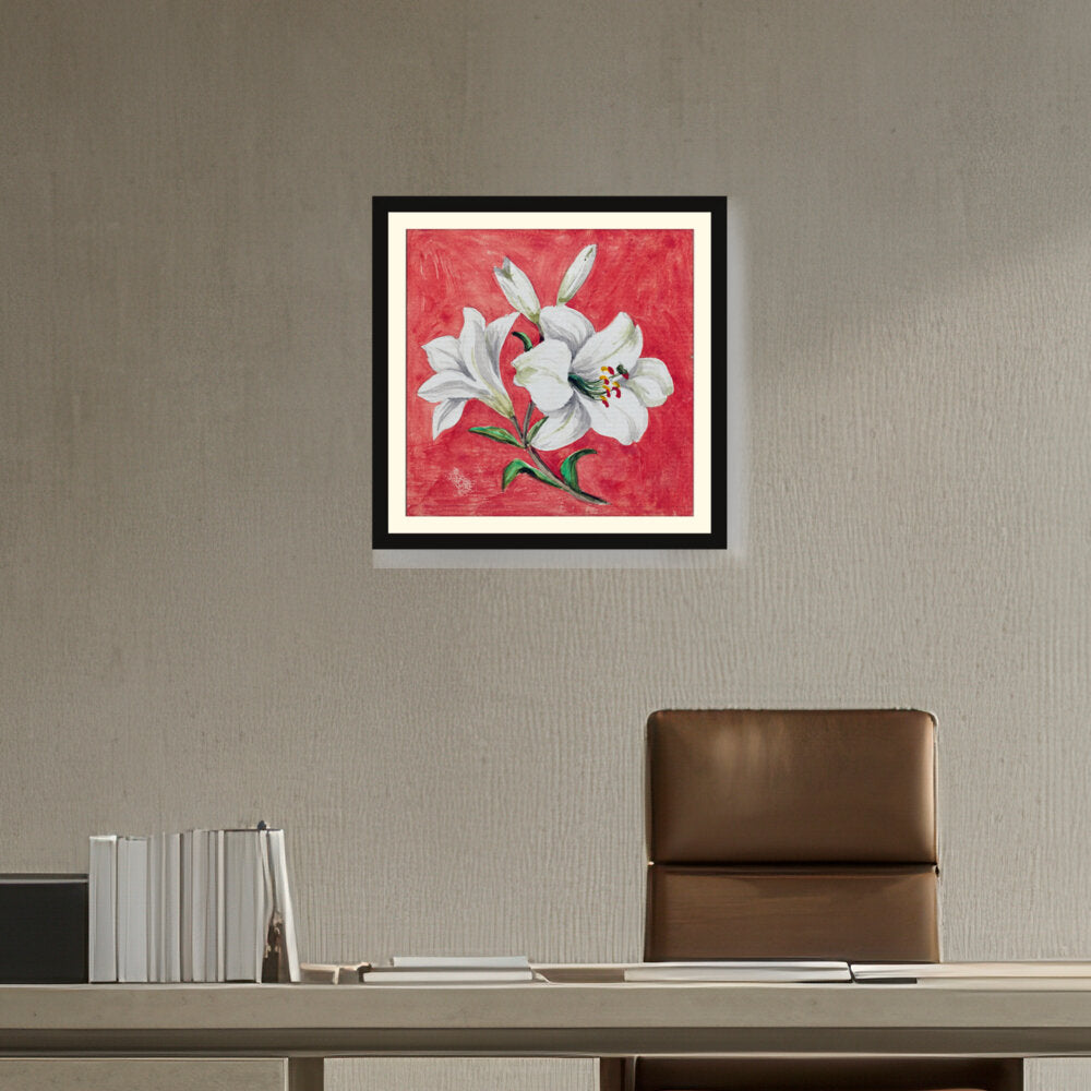 White Lily - WALL MOUNT FRAME