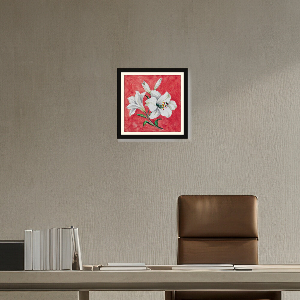 White Lily - WALL MOUNT FRAME