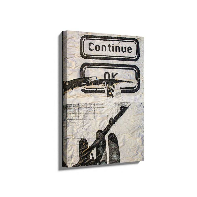 Picasoul - Picasoul Curated - Continue Button Art - Wall Decor