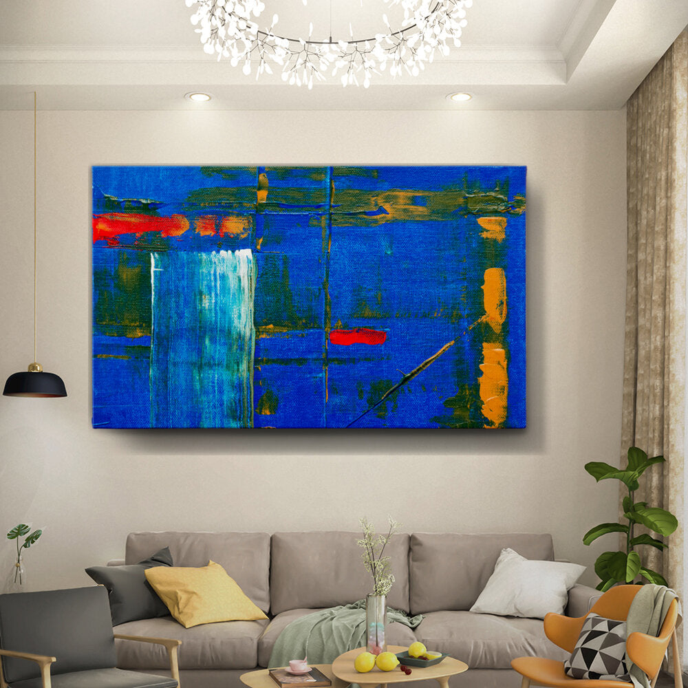 Blue Abstract Composition