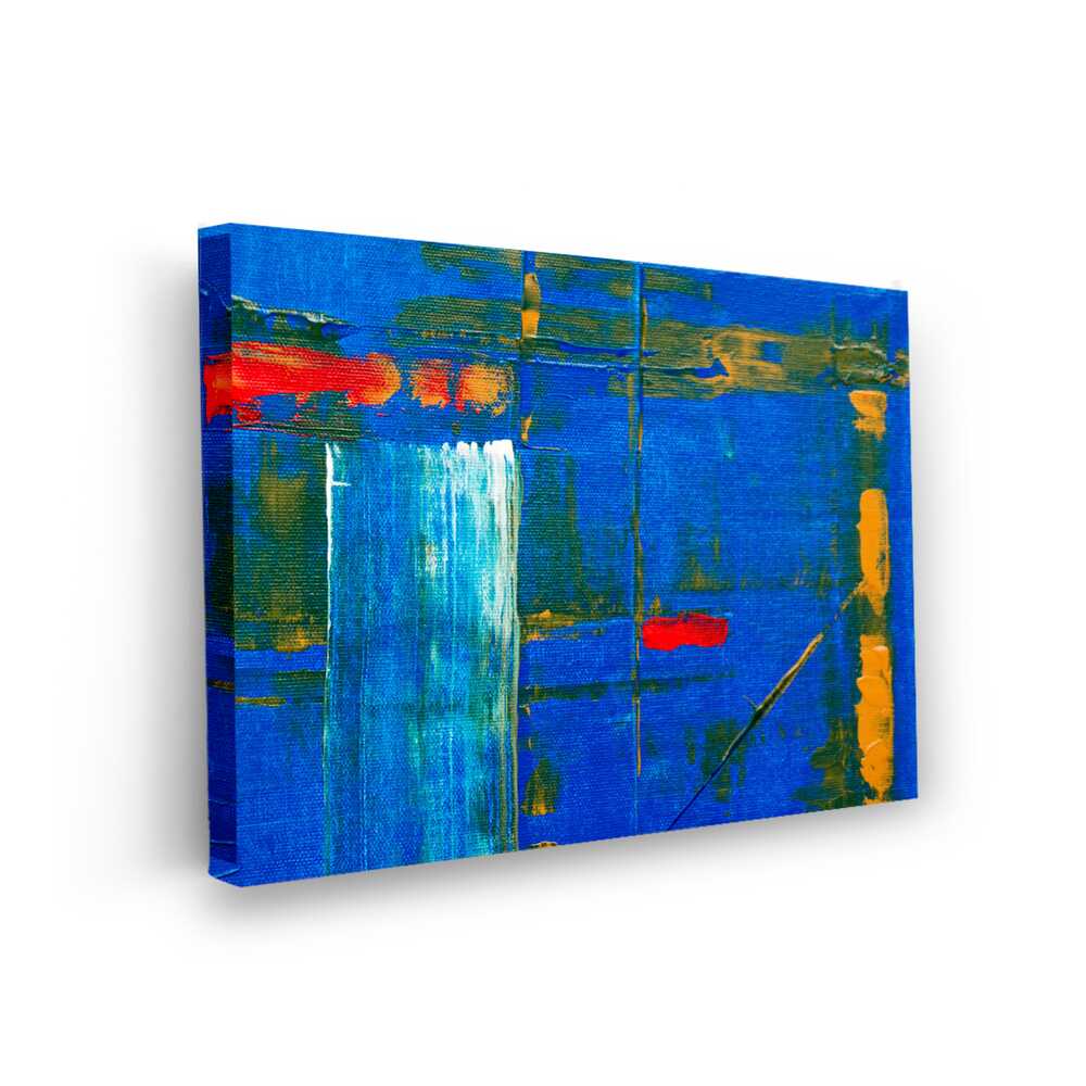 Picasoul - Picasoul Curated - Blue Abstract Composition - Wall Decor