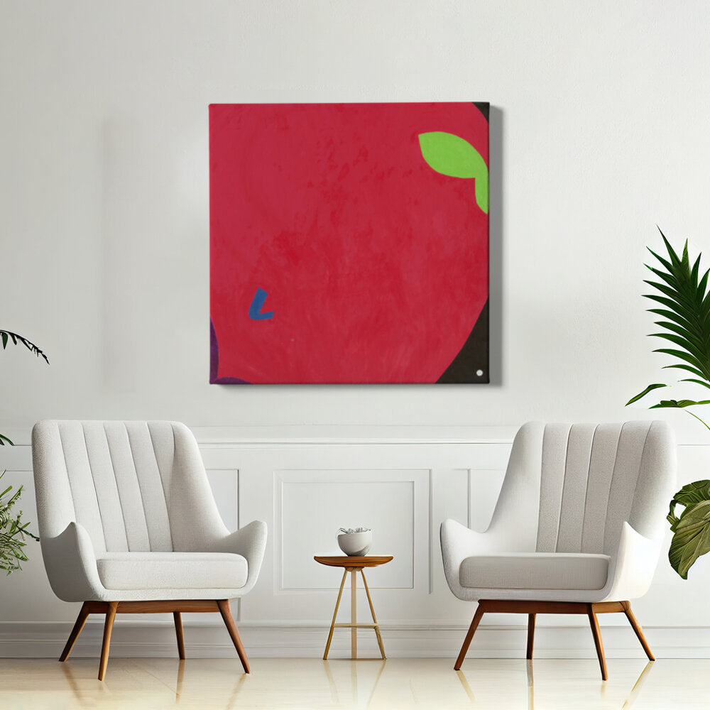 Abstract Red Apple