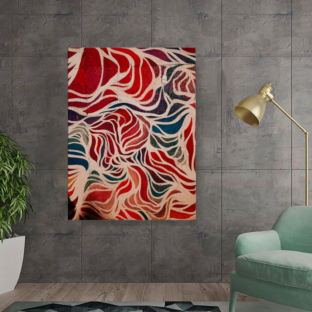 Abstract Floral Waves