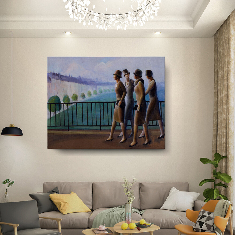 Ladies On A Balcony