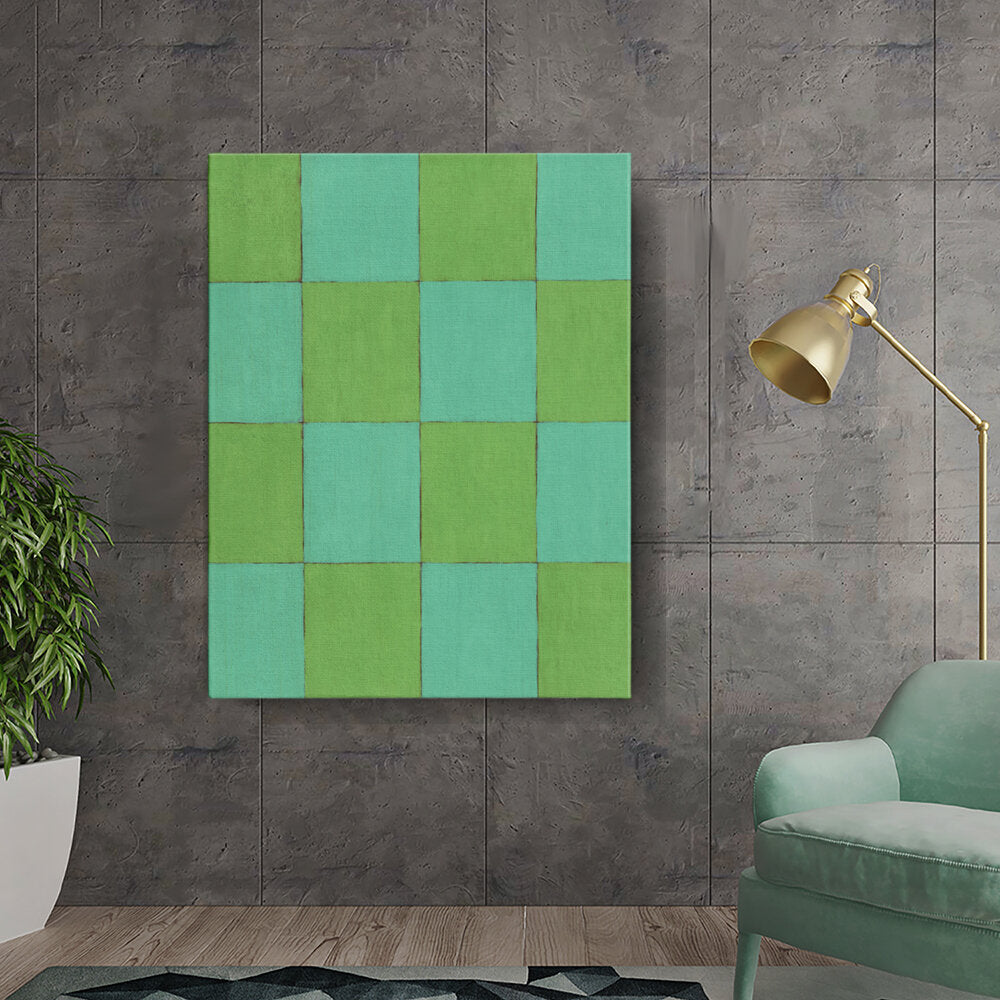 Green And Turquoise Squares