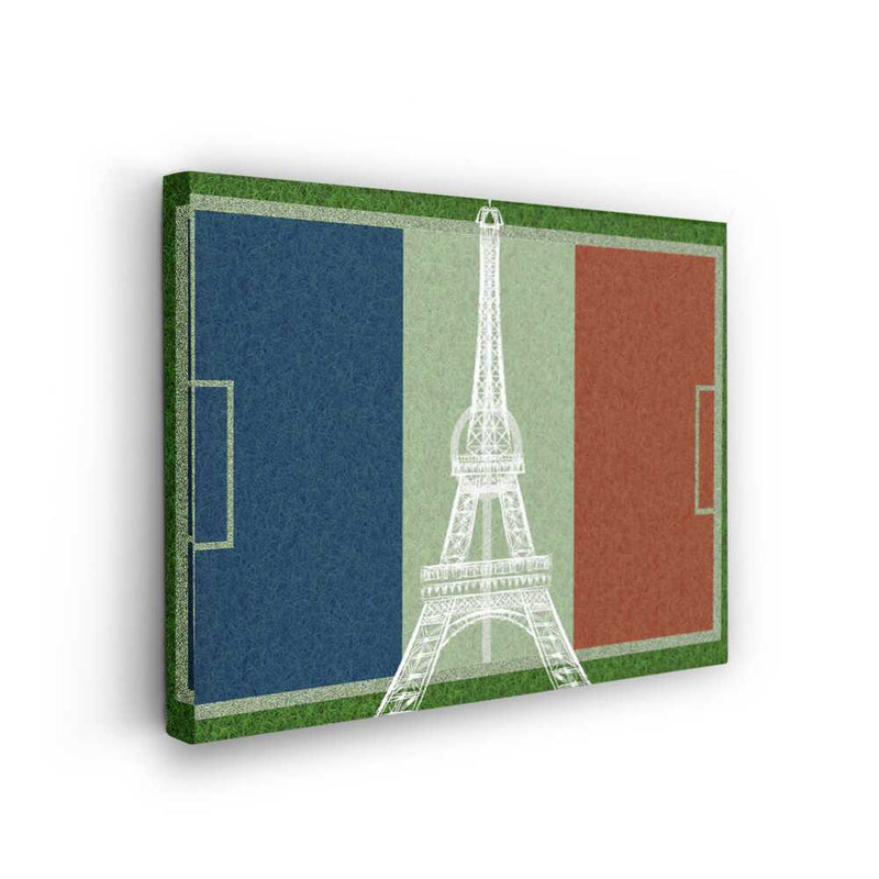 Picasoul - Picasoul Curated - Eiffel Tower On Football Field - Wall Decor