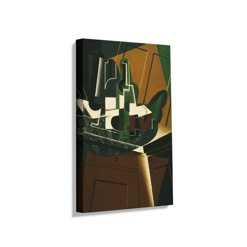 Picasoul - Picasoul Curated - Abstract Composition In Green And Brown - Wall Decor
