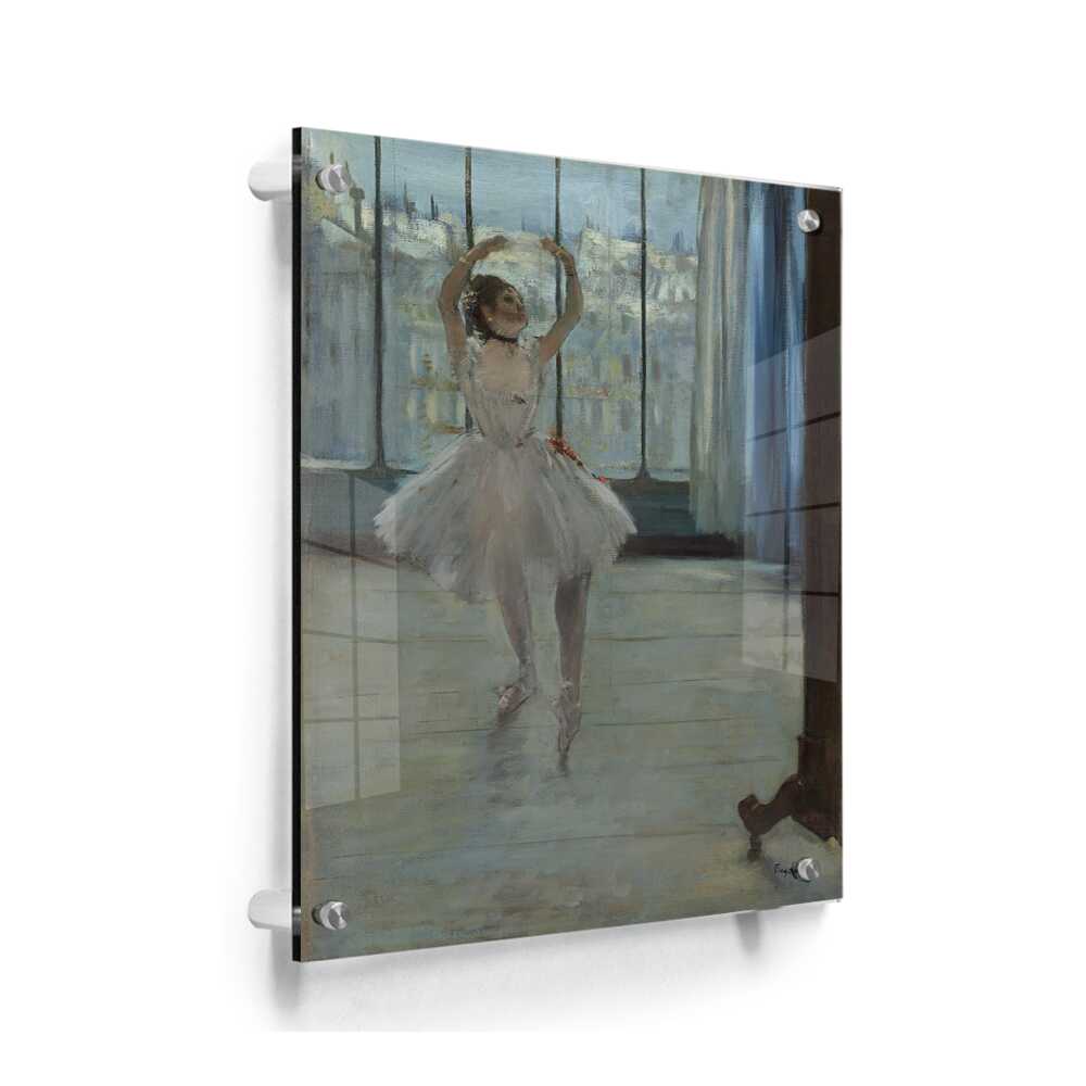 Dancer Posing For A Photograph - Acrylic Wall Photo