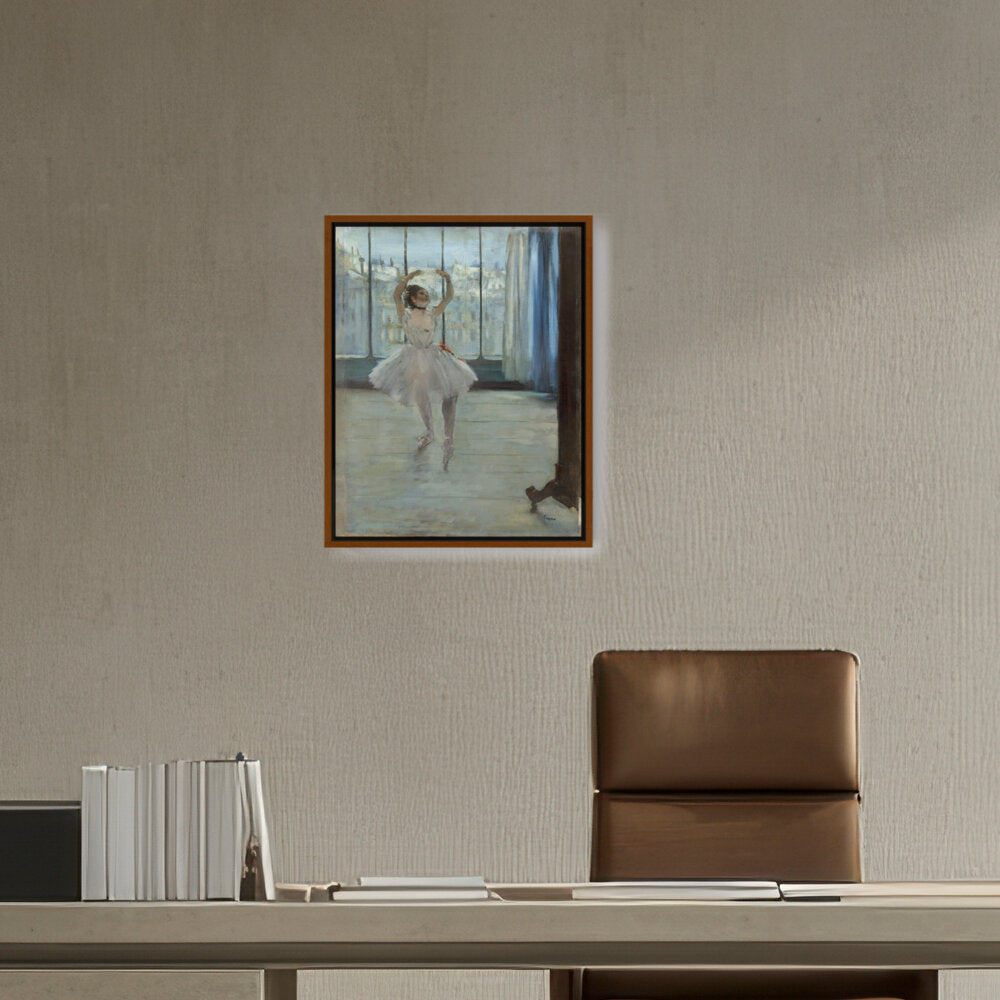 Dancer Posing For A Photograph - FLOATING FRAME