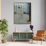 Dancer Posing For A Photograph - FLOATING FRAME
