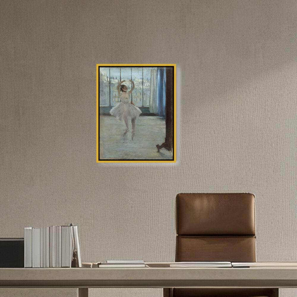 Dancer Posing For A Photograph - FLOATING FRAME