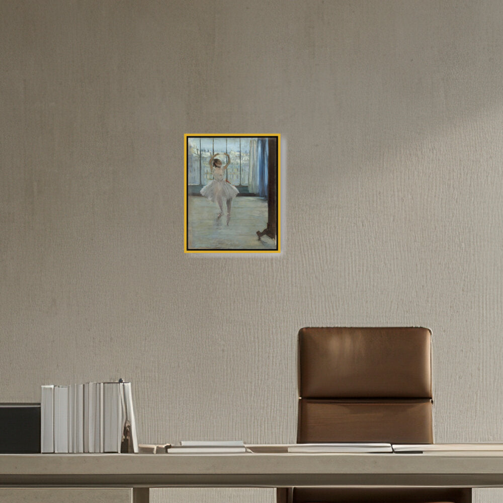 Dancer Posing For A Photograph - FLOATING FRAME