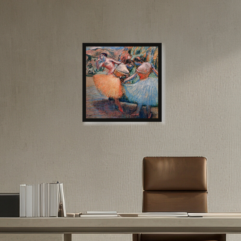 Three Dancers - Framed Canvas