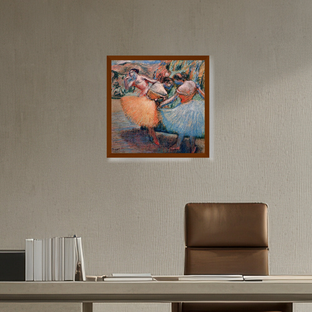 Three Dancers - Framed Canvas