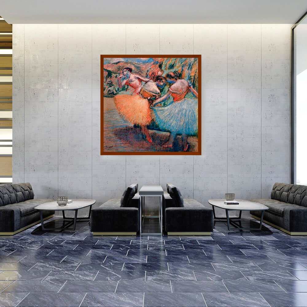 Three Dancers - Framed Canvas