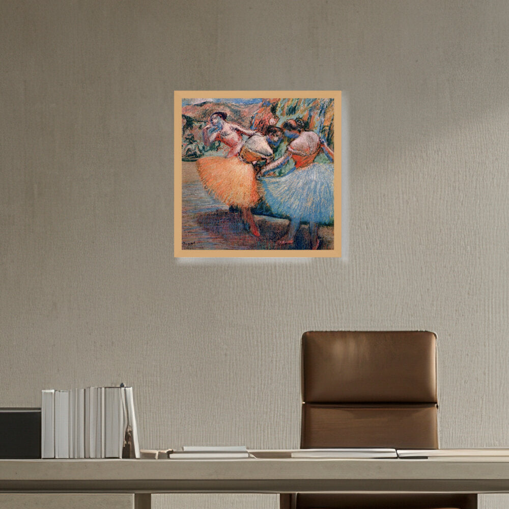 Three Dancers - Framed Canvas
