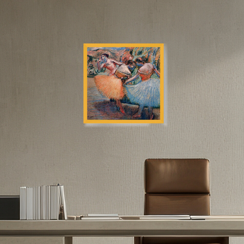 Three Dancers - Framed Canvas
