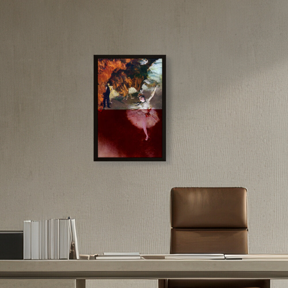 The Star - Framed Canvas