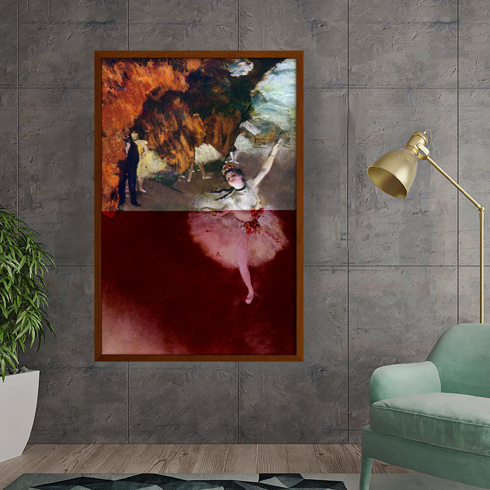 The Star - Framed Canvas