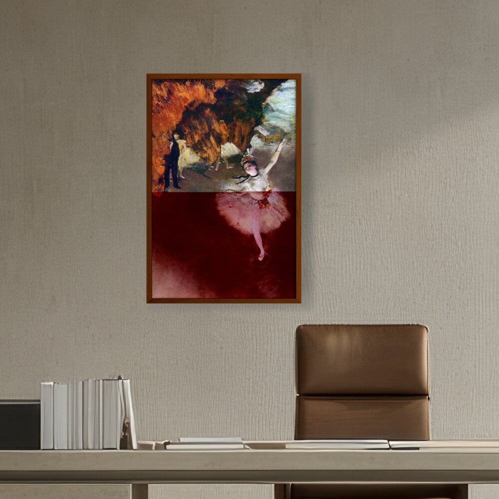 The Star - Framed Canvas