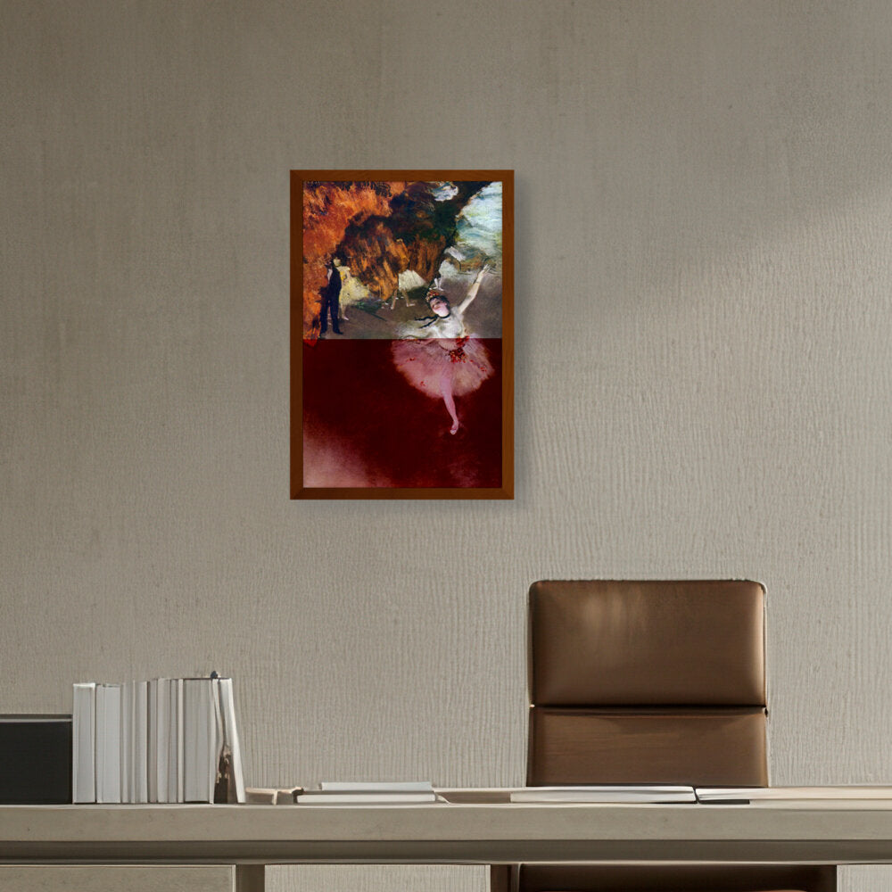 The Star - Framed Canvas