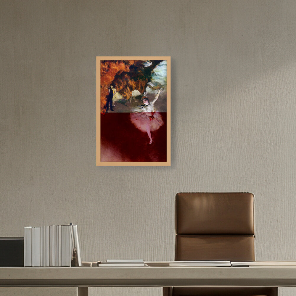 The Star - Framed Canvas