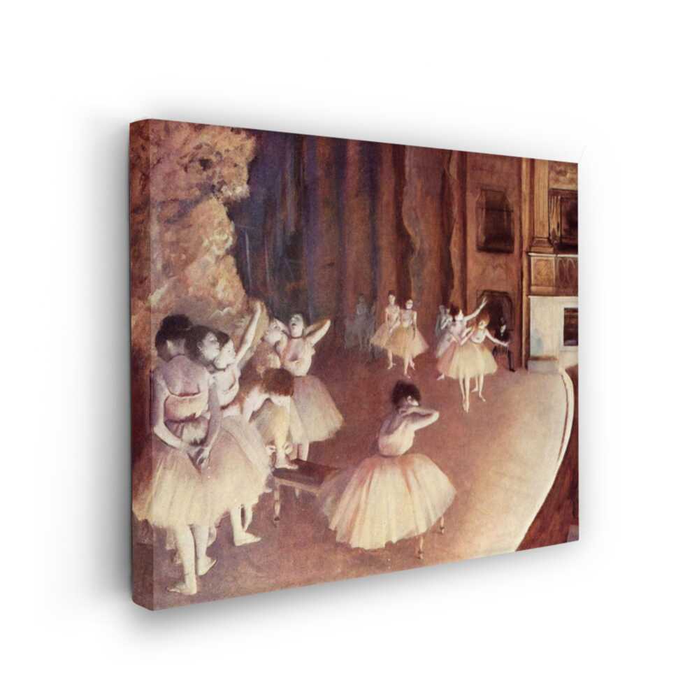 Picasoul - Picasoul Curated - Rehearsal Of A Ballet On Stage - Wall Decor