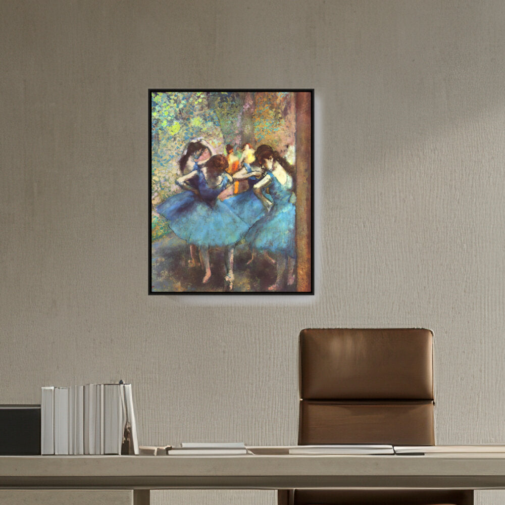 Blue Ballerinas - FLOATING FRAME