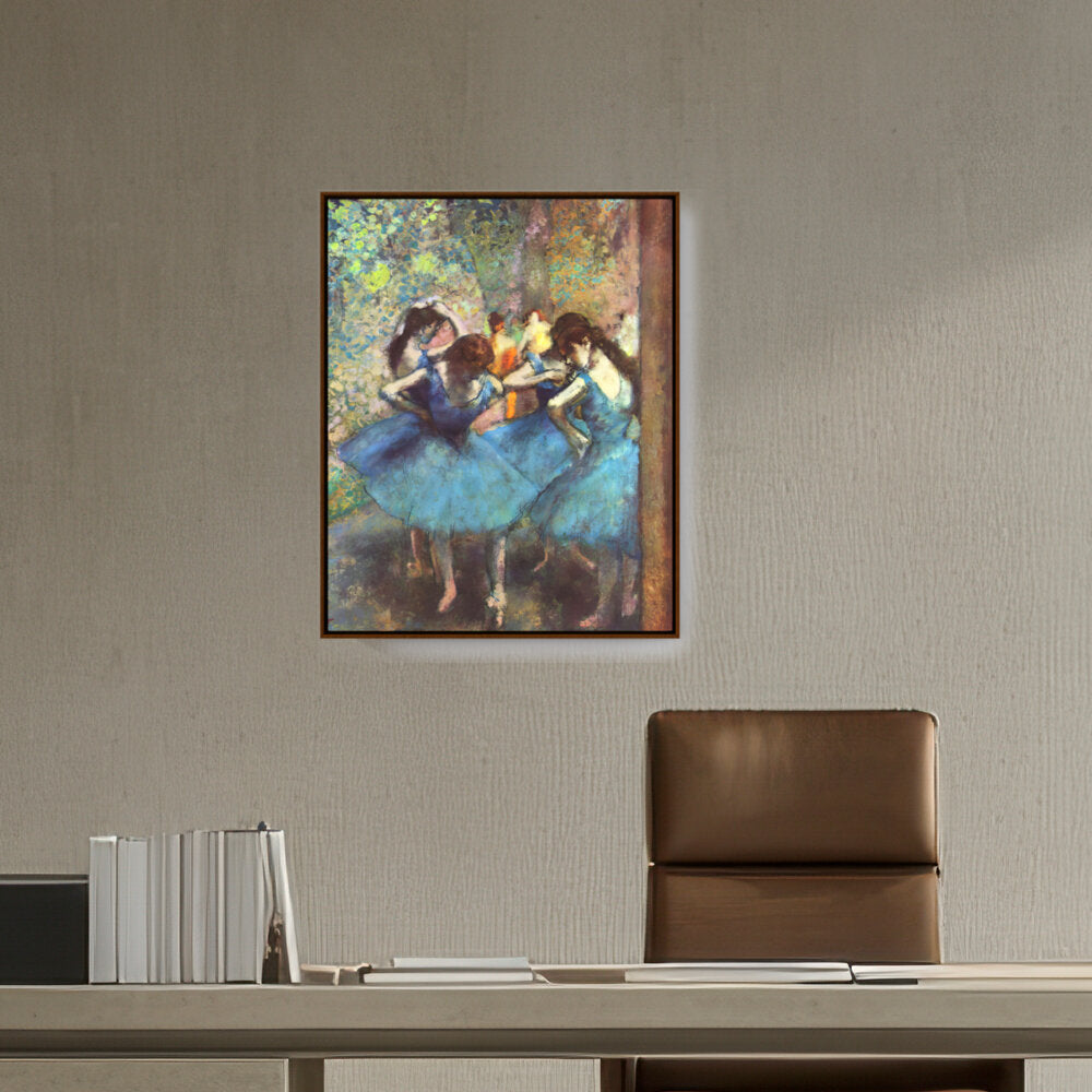 Blue Ballerinas - FLOATING FRAME