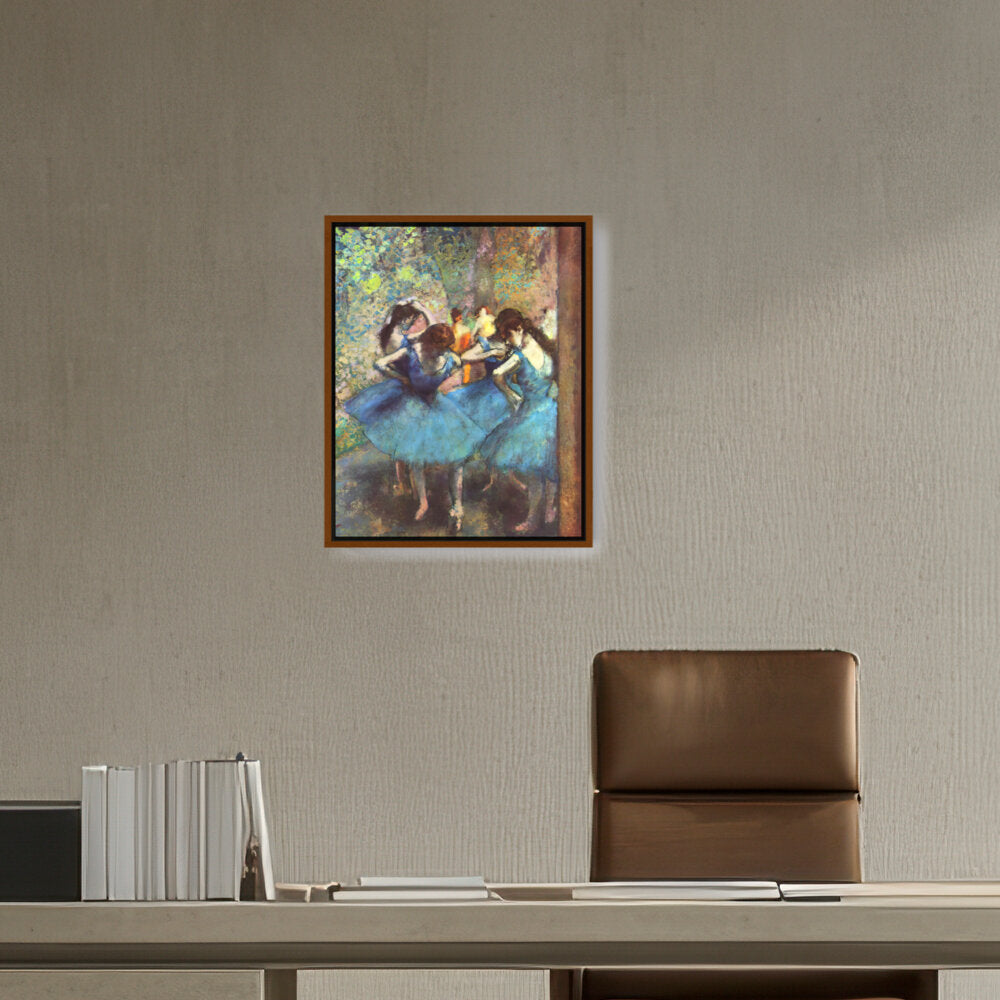 Blue Ballerinas - FLOATING FRAME