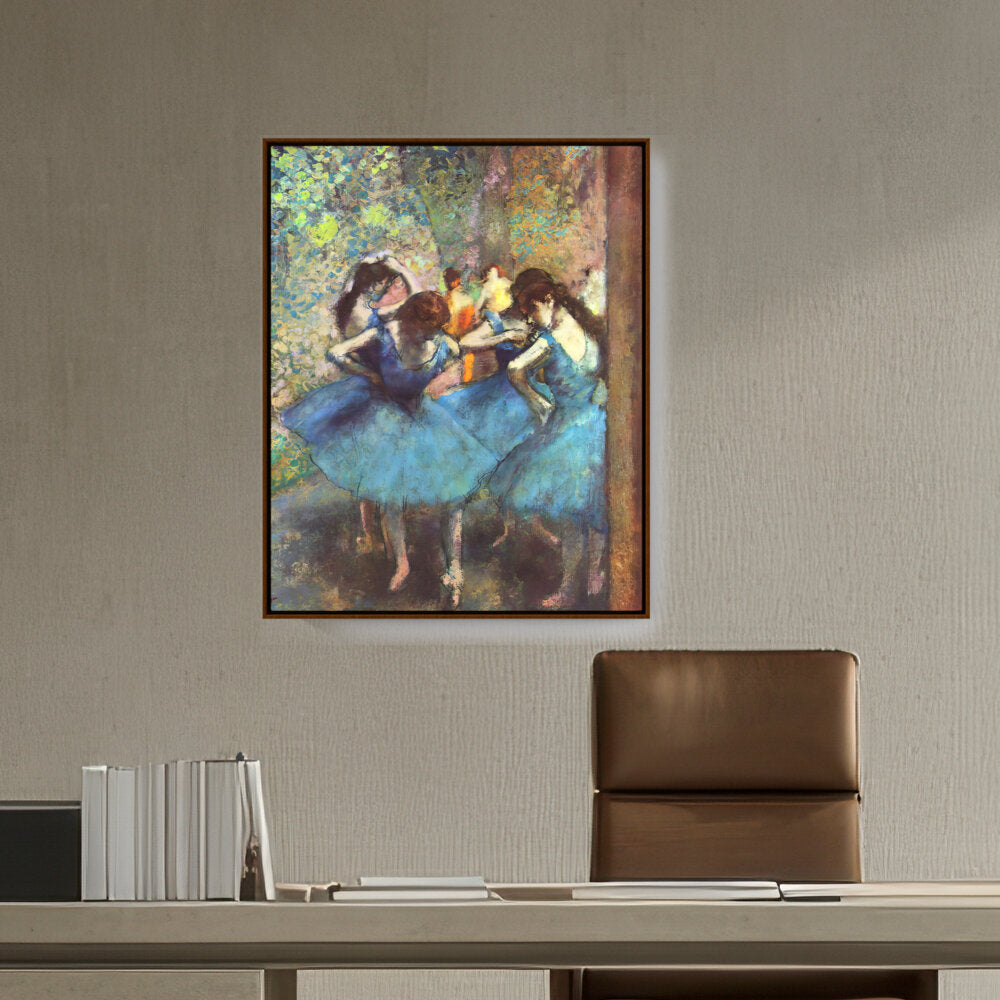 Blue Ballerinas - FLOATING FRAME