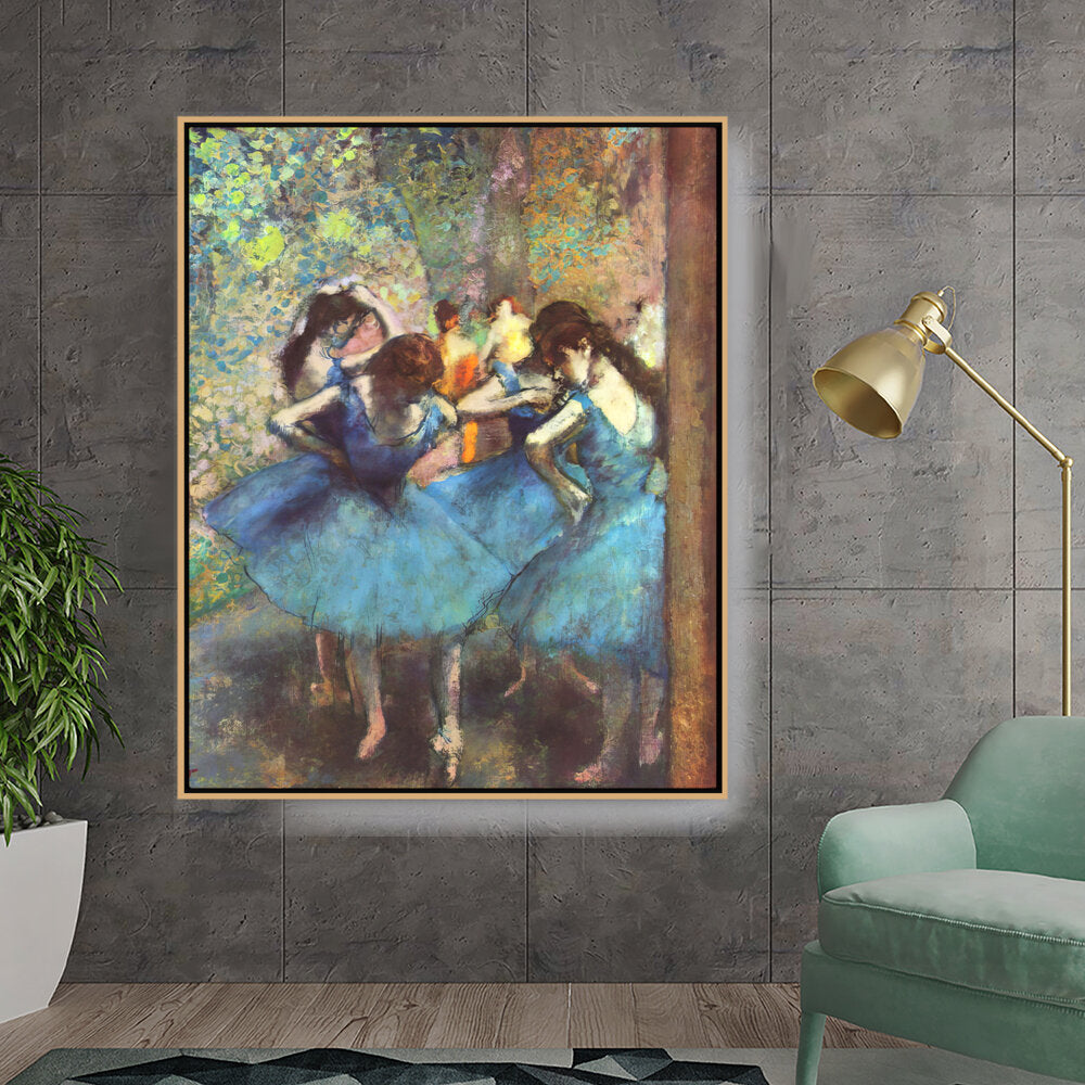 Blue Ballerinas - FLOATING FRAME