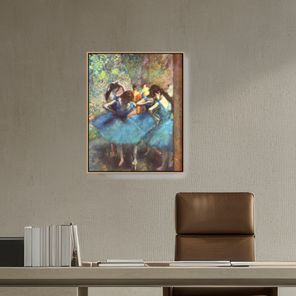 Blue Ballerinas - FLOATING FRAME