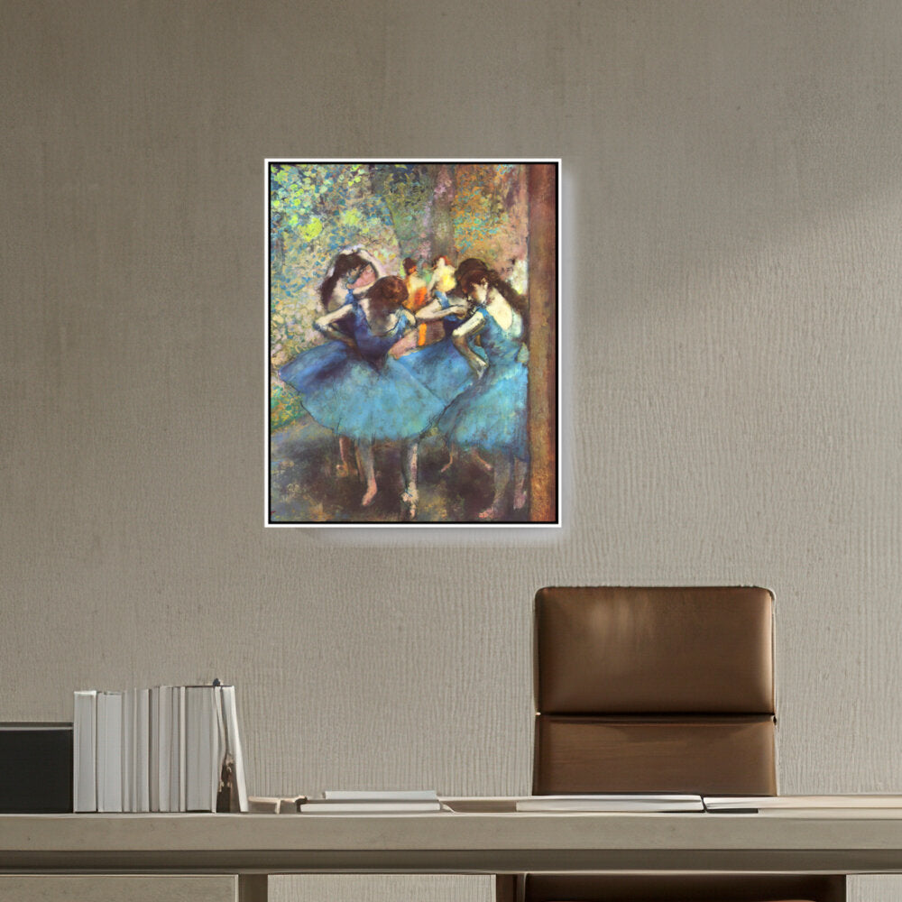 Blue Ballerinas - FLOATING FRAME