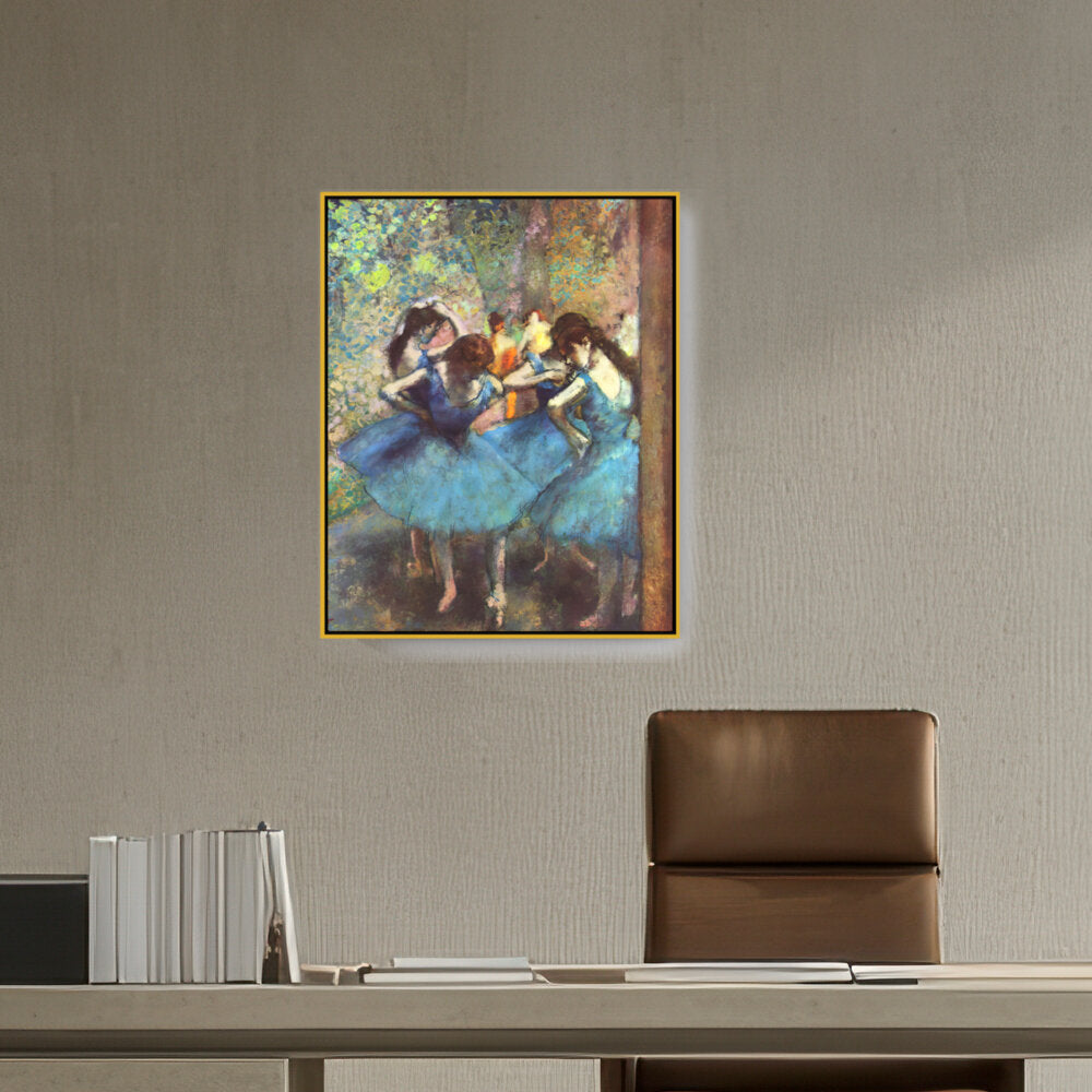 Blue Ballerinas - FLOATING FRAME