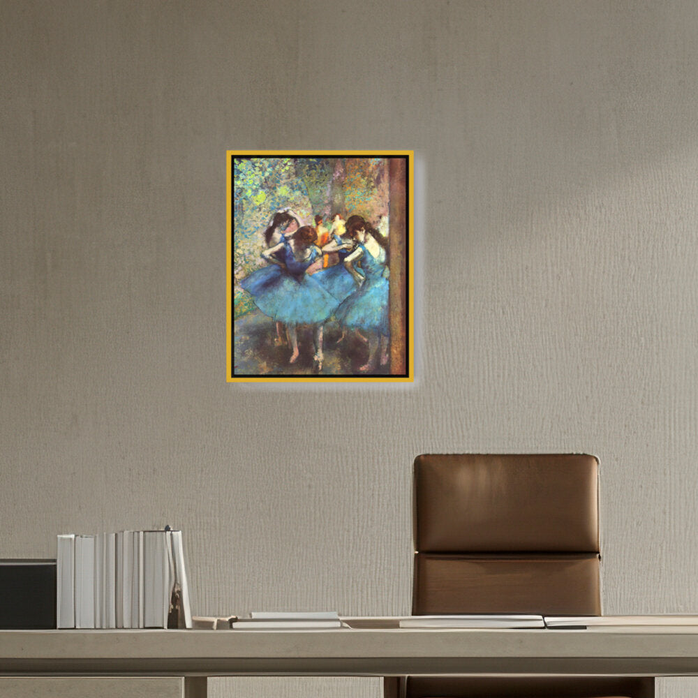 Blue Ballerinas - FLOATING FRAME