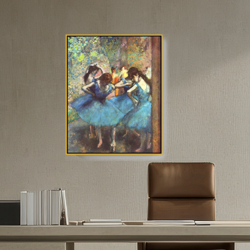 Blue Ballerinas - FLOATING FRAME