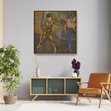 Harlequin And Colombina - FLOATING FRAME