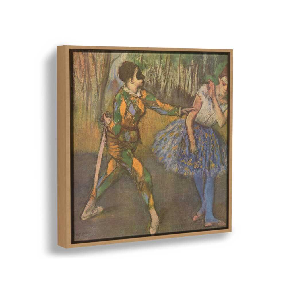 Harlequin And Colombina - FLOATING FRAME